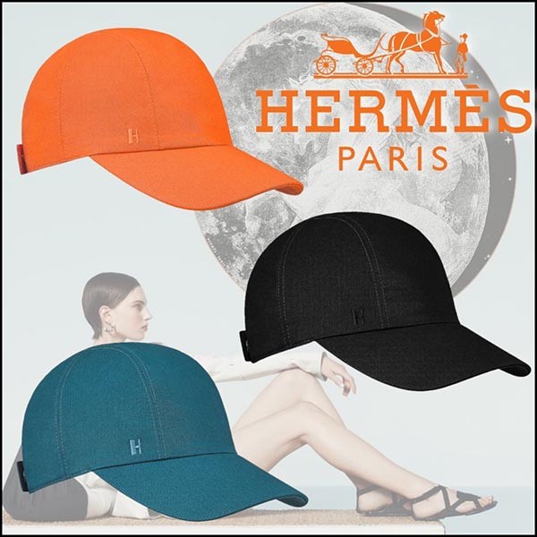 完成品 HERMES 帽子 コットンハット シルクスカーフ付き | www