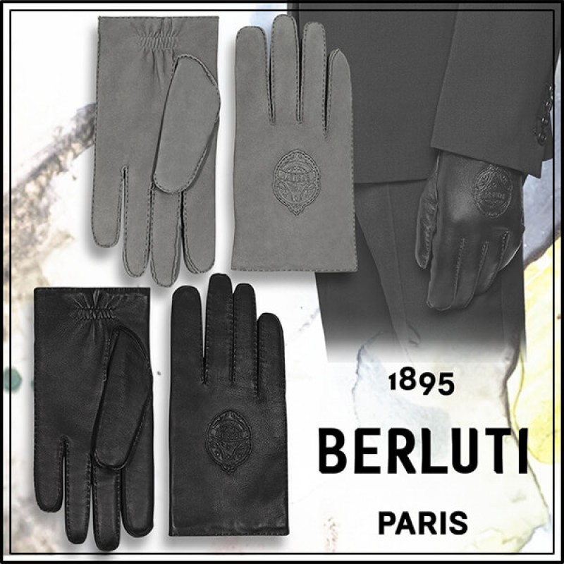 新作☆【ベルルッティ】コピーGants En Cuir レザーグローブ G0015